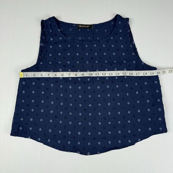 ROYLAMP Blue 2 Piece Outfit Size Large Crop Basic Top Cropped Wide Leg - Picture 10 of 15